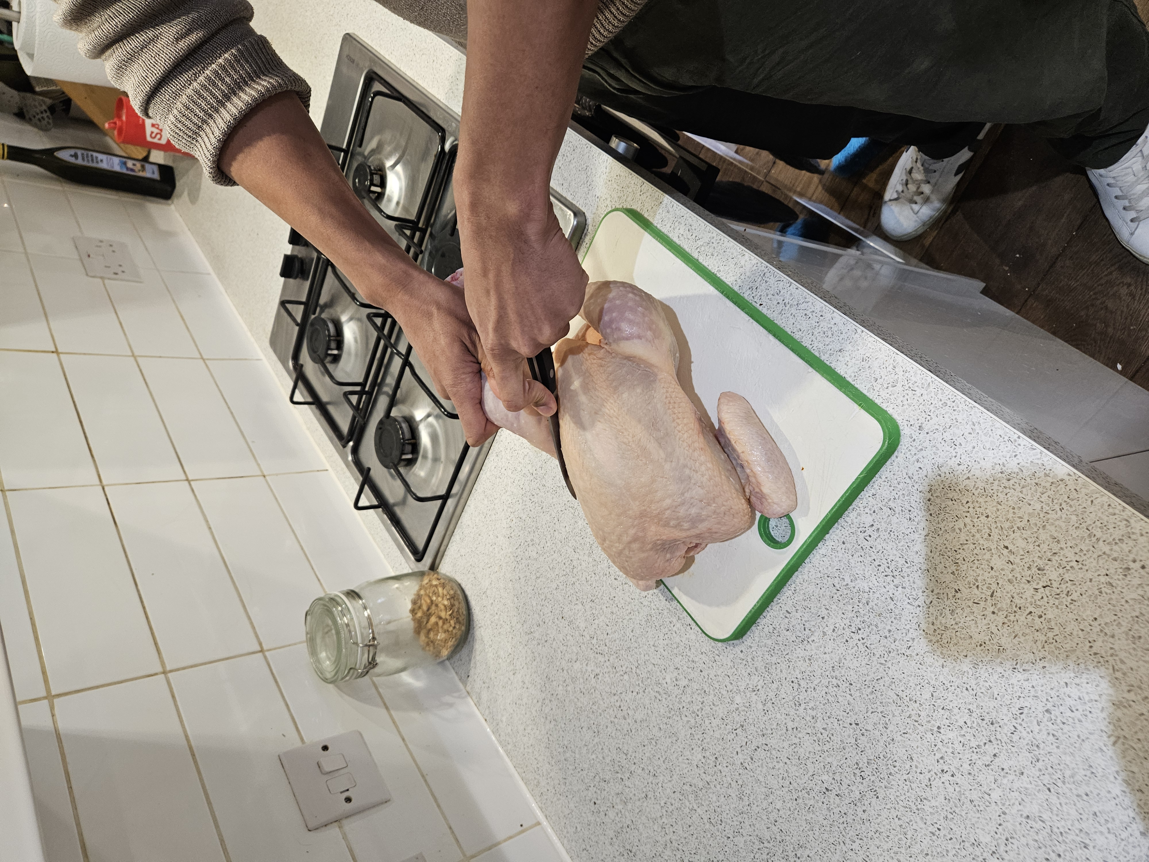 Chicken breakdown step 1