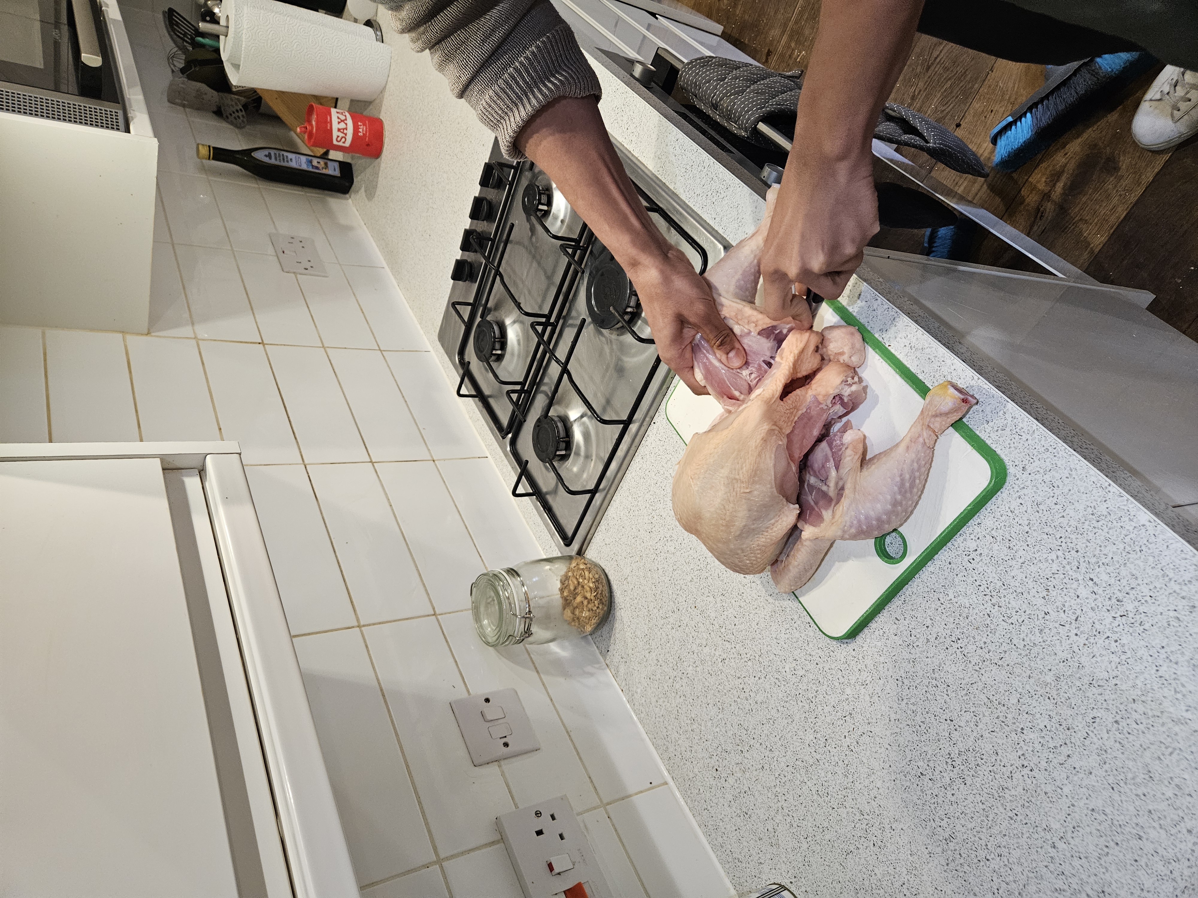 Chicken breakdown step 2