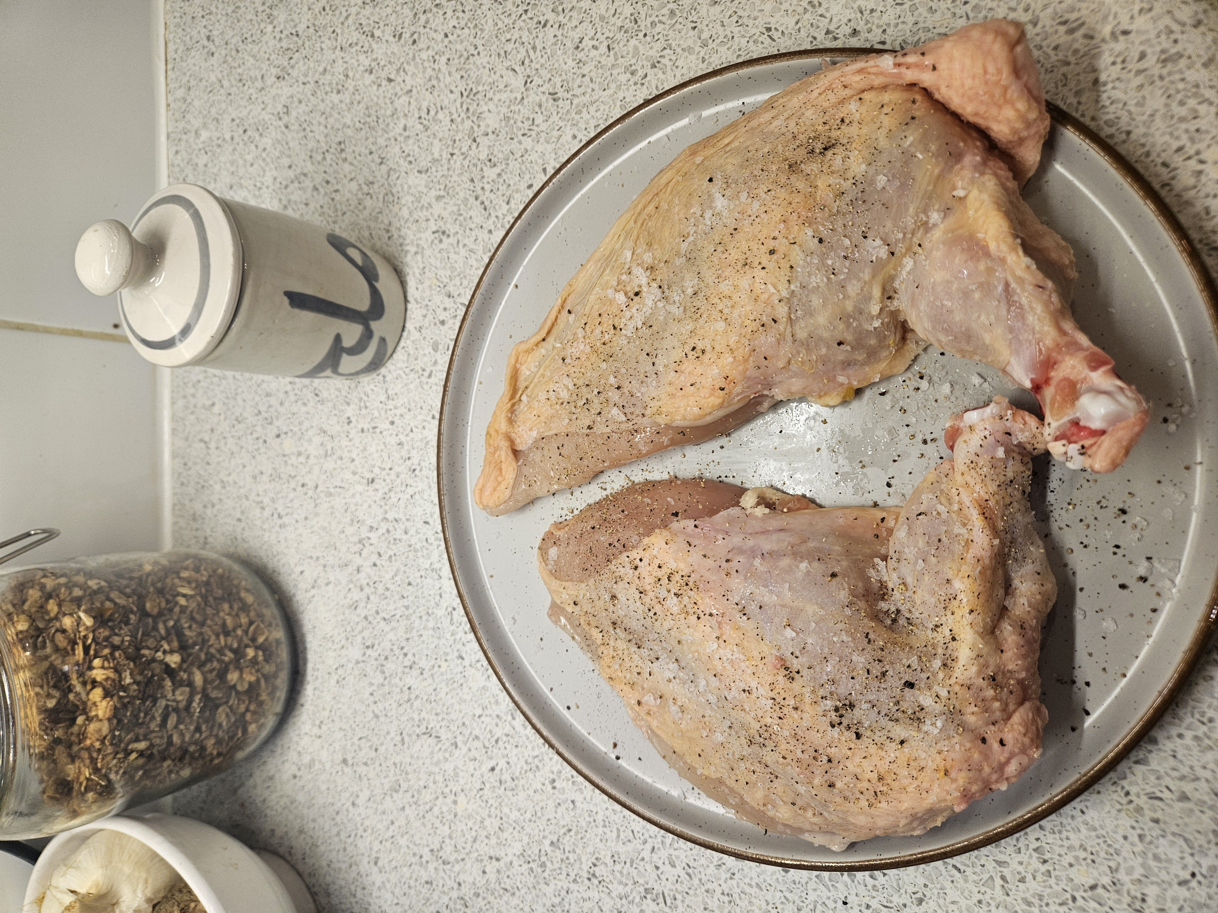 Pan-seared chicken supreme